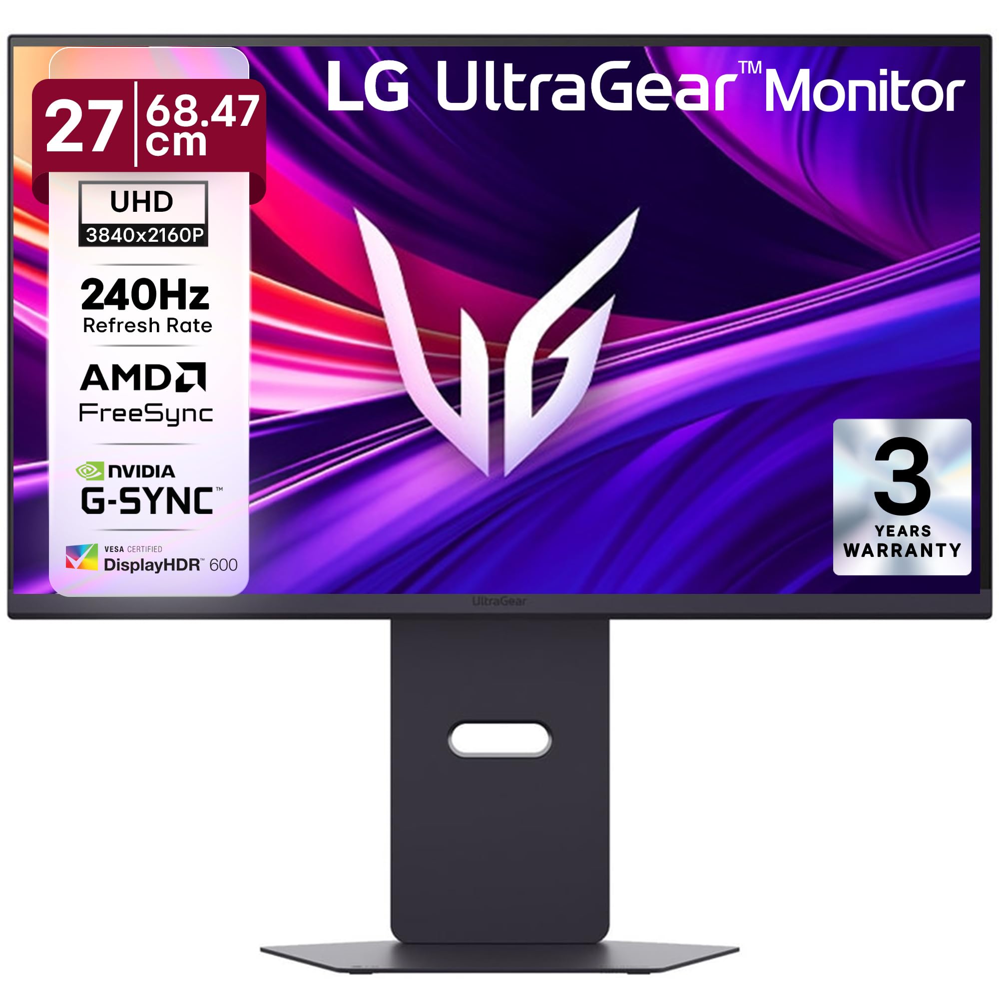 27G850A-B 27インチ 4K 480Hz ゲーミングモニター LG LG 27G850A-B 27-inch Ultragear 4K UHD (3840 x 2160) IPS Gaming